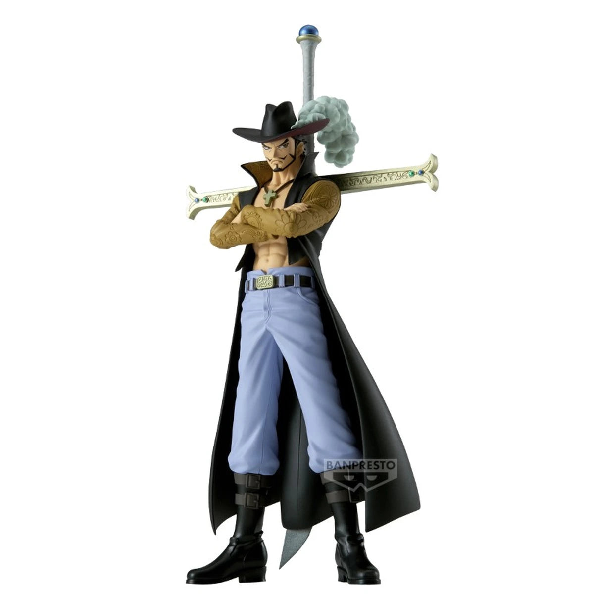 One Piece Dxf The Grandline Series Extra Dracule Mihawk 17cm W124 - Image 1