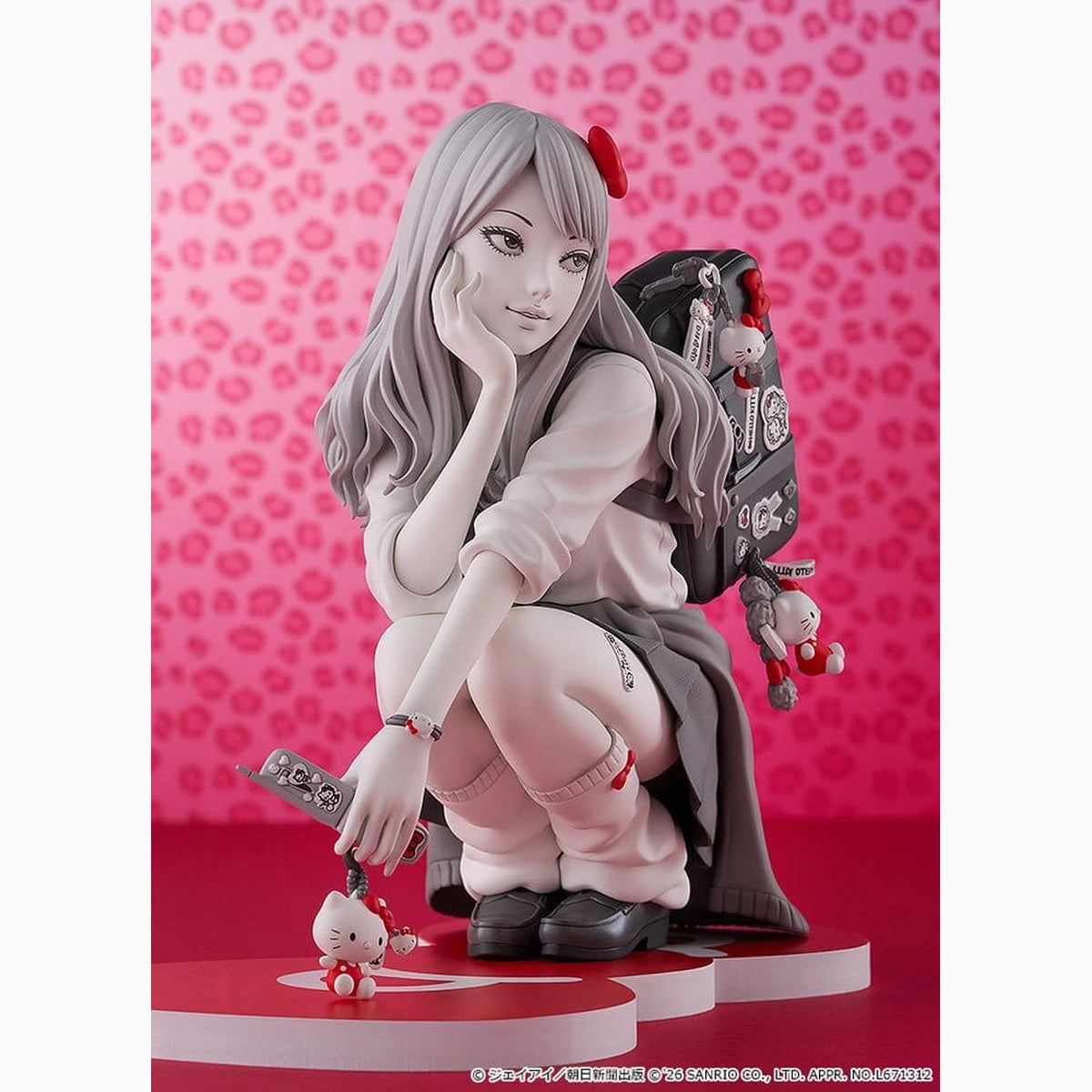 Junji Ito figurine PVC Gyaru Tomie x Hello Kitty 14 cm - Image 3