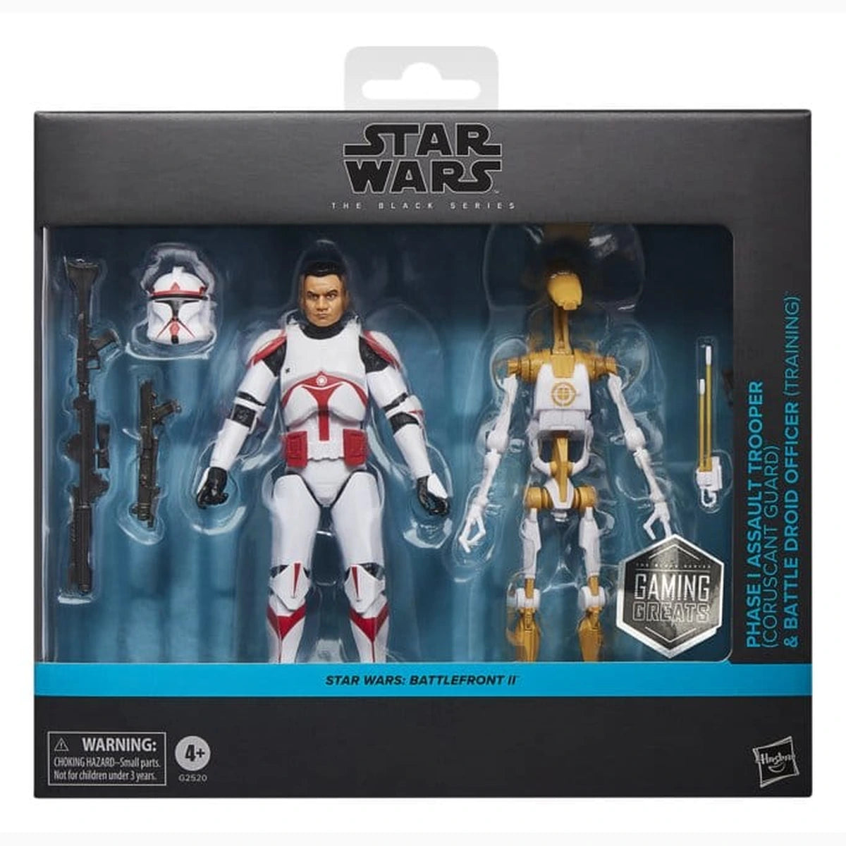 Star Wars: Battlefront II Black Series pack 2 figurines Phase I Assault Trooper & Battle Droid Officer 15 cm - Image 4