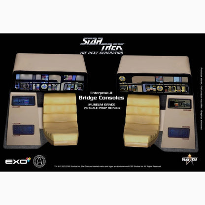 Star Trek : La Nouvelle Génération réplique 1/6 Enterprise-D Bridge Consoles Set - Image 3