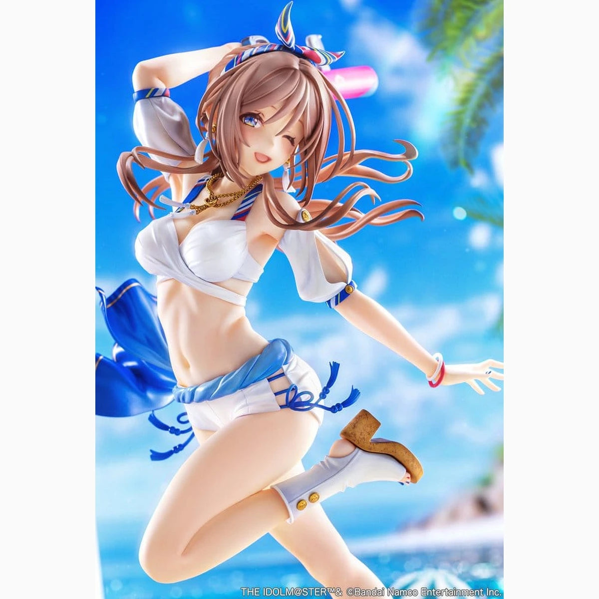 The Idolmaster Gakuen figurine PVC 1/7 Himesaki Rinami Kimi to Semi Blue Ver. 27 cm - Image 5