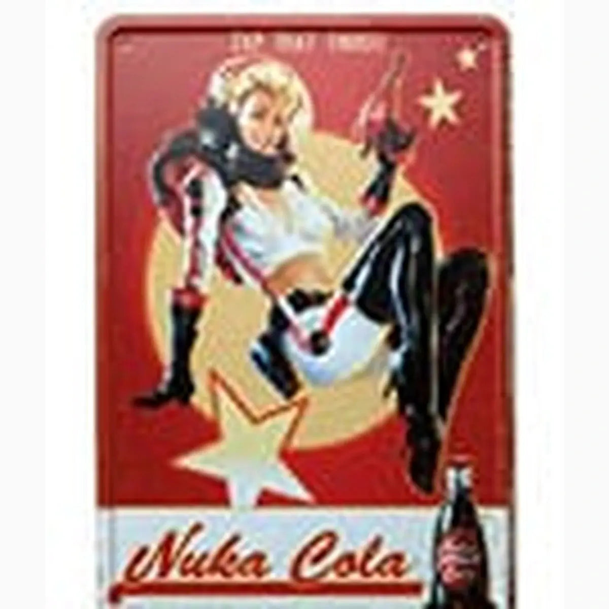 Fallout panneau métal Nuka Cola Girl - Image 2