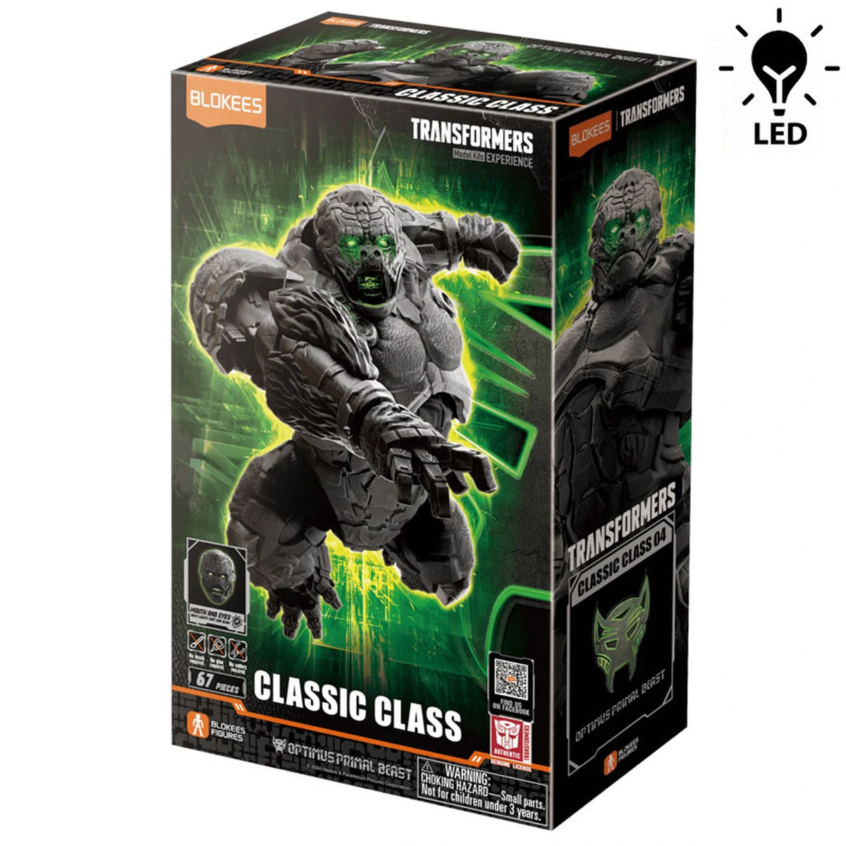 Transformers Blokees Classic Class 04 Optimus Primal Beast Rise Of The Beasts - Image 1