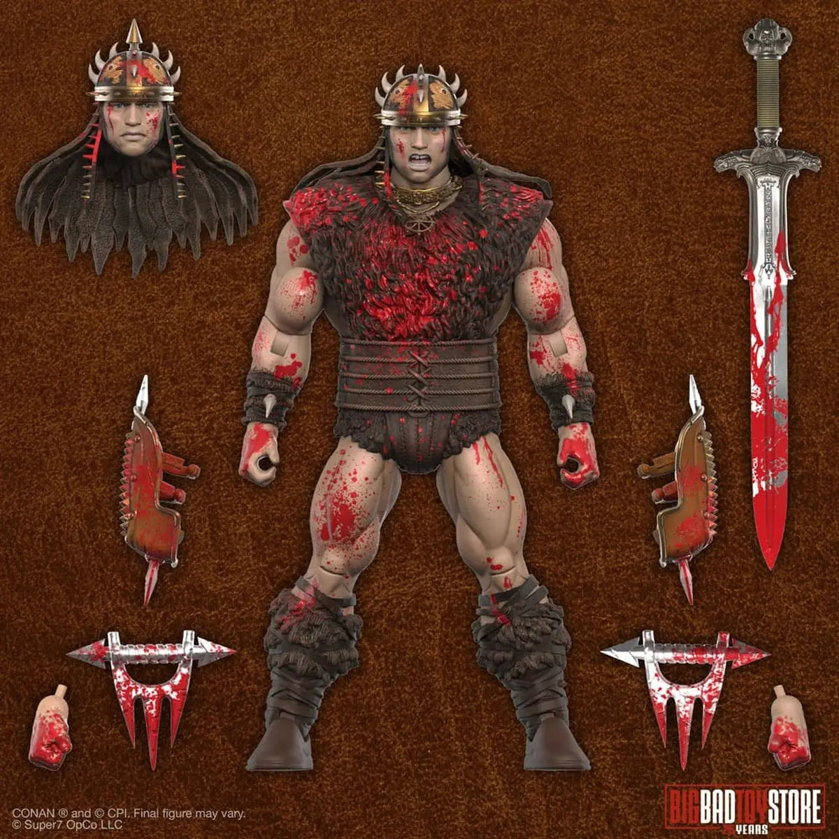 Conan le Barbare figurine Ultimates Conan Blood Soaked Pit Fighter 18 cm - Image 6