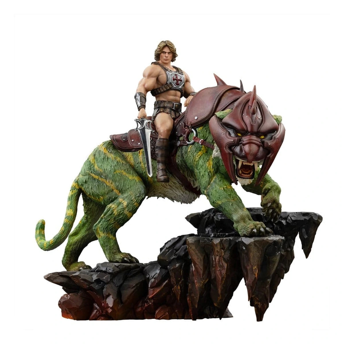 Masters of the Universe statuette 1/10 Art Scale He-Man and Battle Cat 33 cm - Image 1