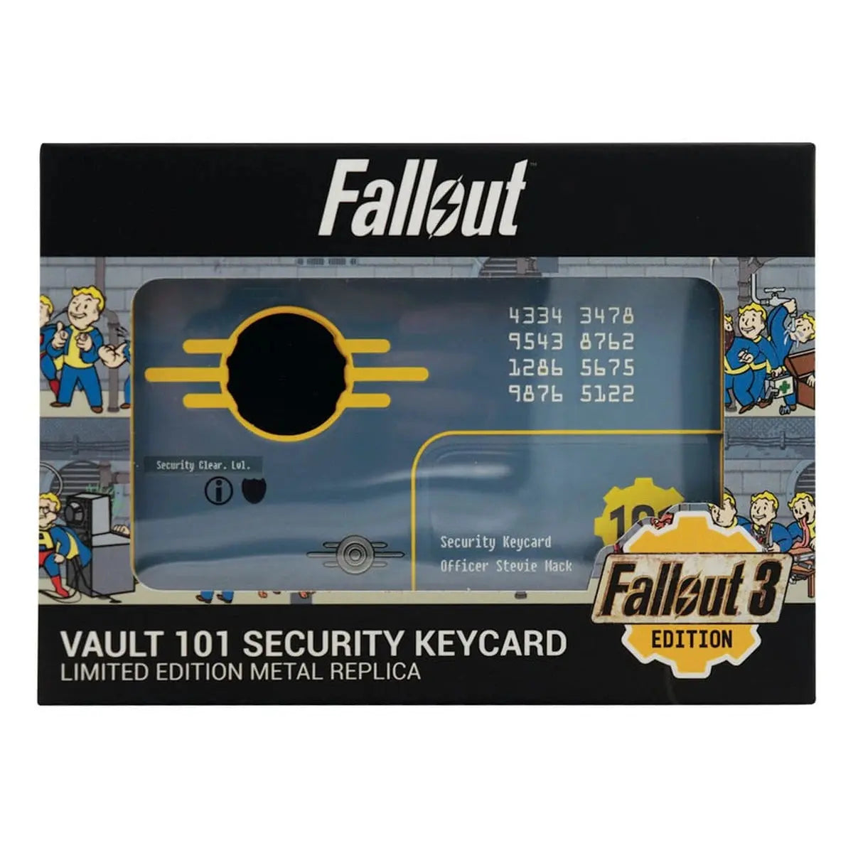 Fallout 3 réplique Vault 101 Security Keycard Limited Edition - Image 6