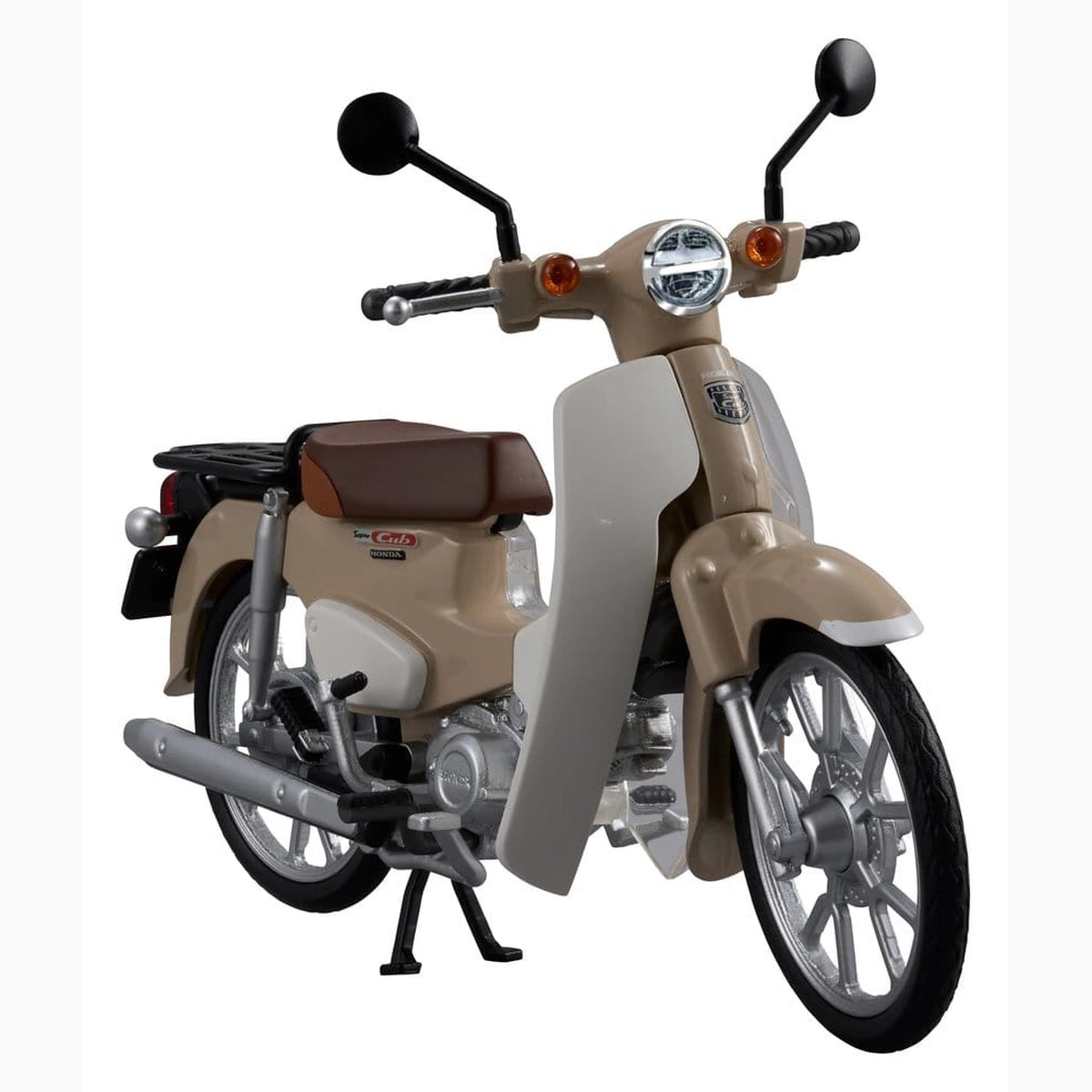 Honda Plastic Model Kit Kaitanics Super Cub 110 Virgin Beige - Image 1