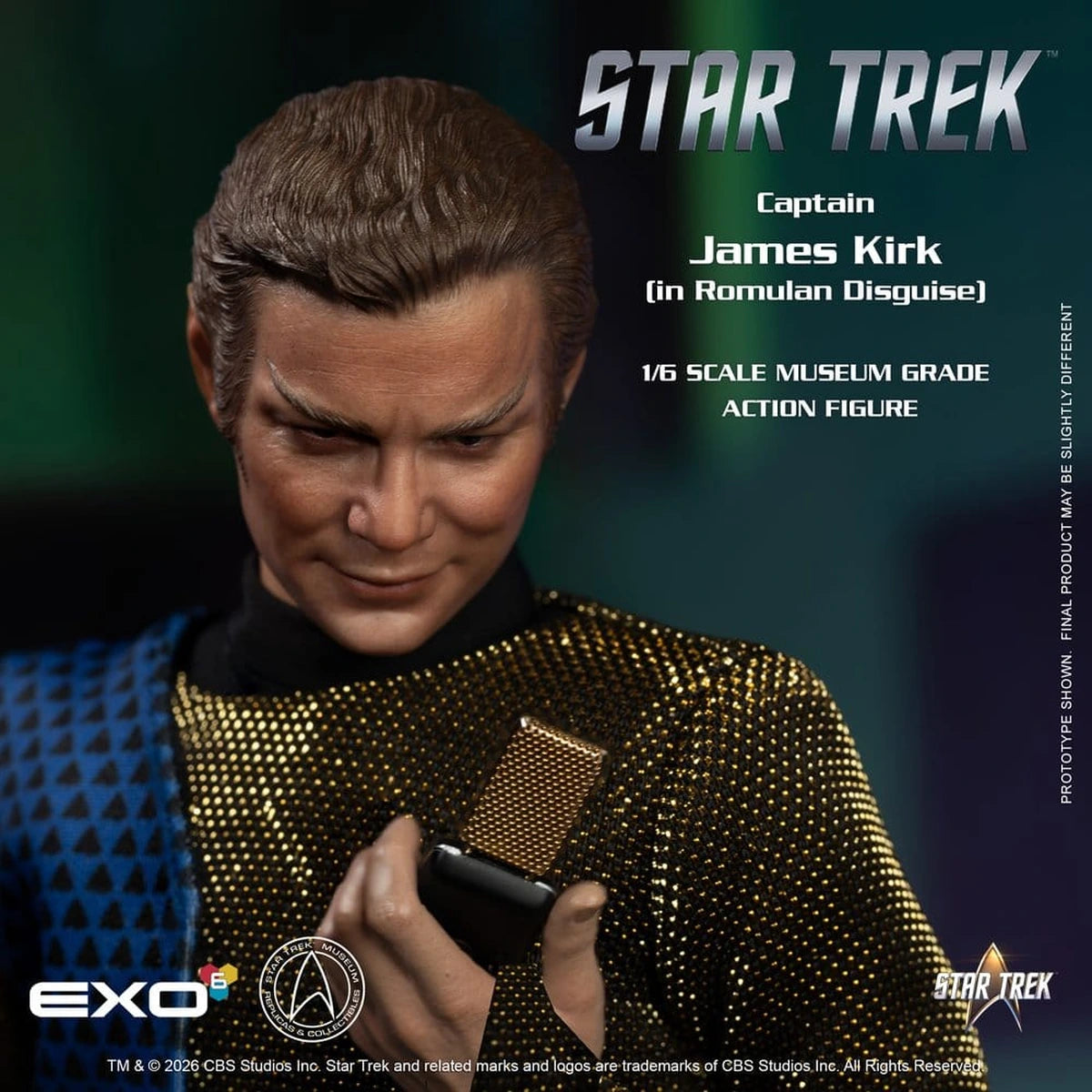 Star Trek figurine 1/6 Captain James T. Kirk (Romulan Disguise) 29 cm - Image 4