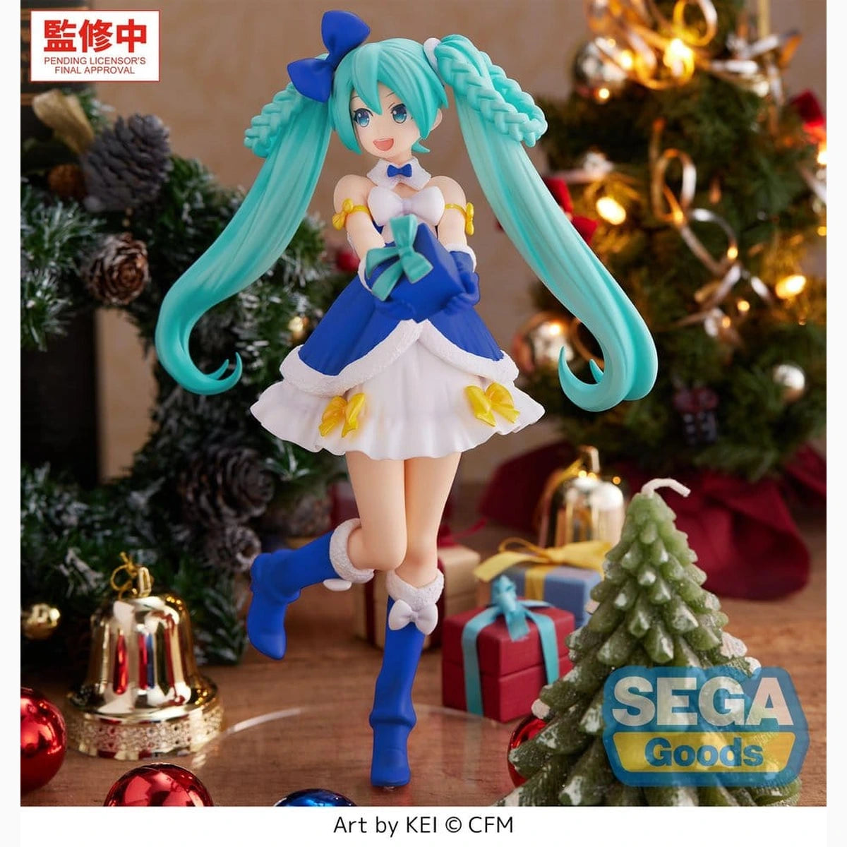 Character Vocal Series 01: Hatsune Miku figurine PVC High Premium Hatsune Miku Sapphire Christmas Ver. 21 cm - Image 4