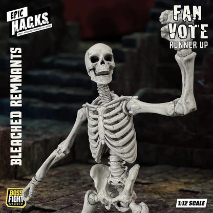 EPIC H.A.C.K.S. figurine 1/12 Skeleton Blank Bleached Remnants - Image 4