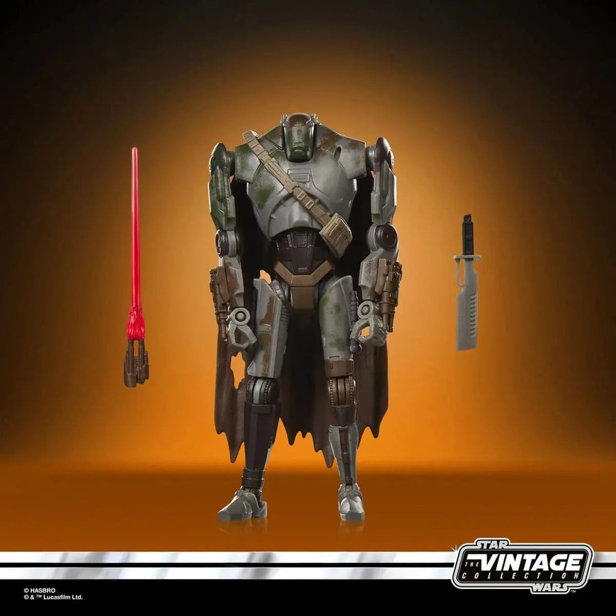 Star Wars : Le Mandalorien et Grogu Vintage Collection figurine Mercenary Droid 10 cm - Image 5