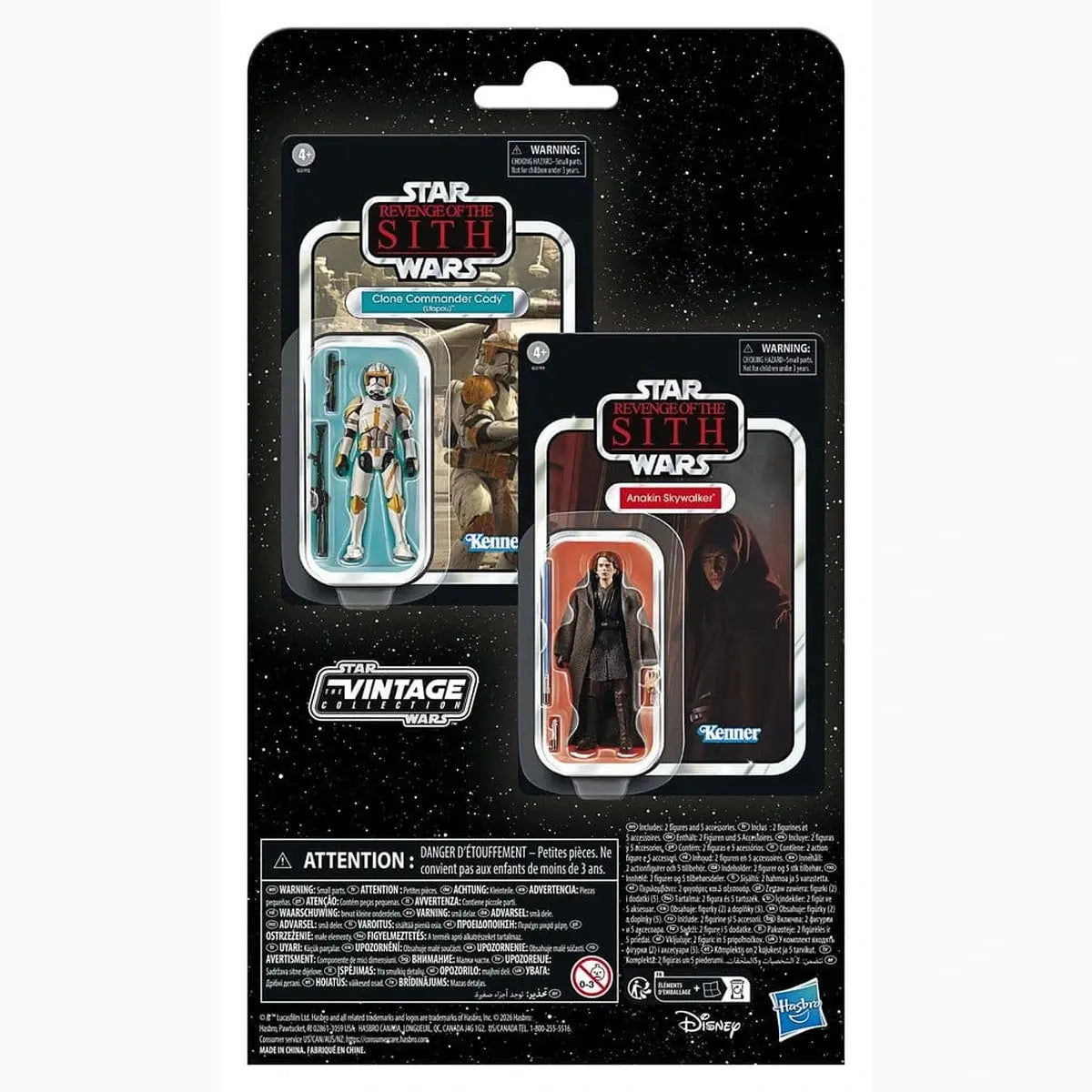 Star Wars Episode III Vintage Collection pack 2 figurines Anakin Skywalker & Clone Commander Cody (Utapau) 10 cm - Image 3