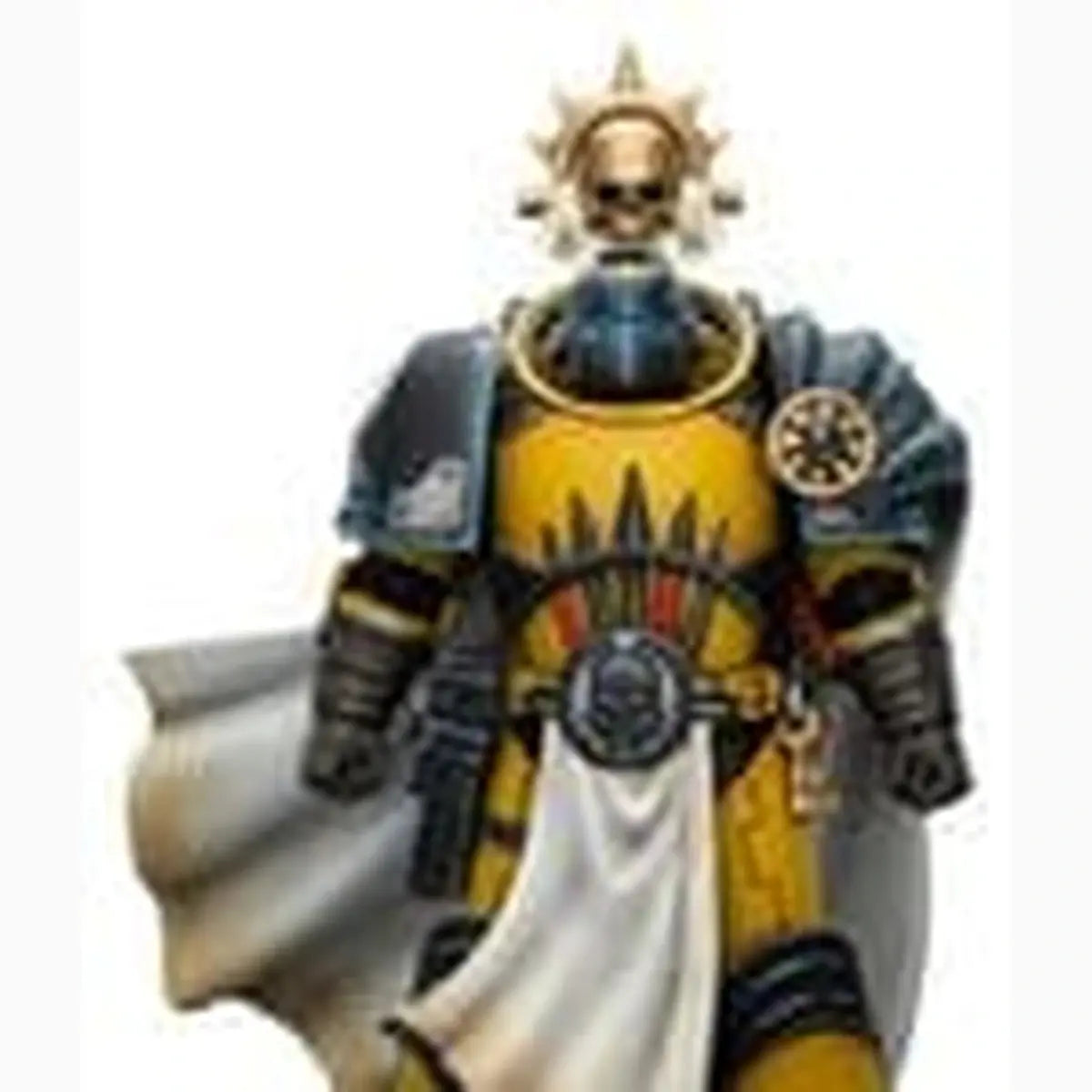 Warhammer Imperial Fists figurine Librarian Consulwith Force Axe and Bolt Pistol 12 cm - Image 2