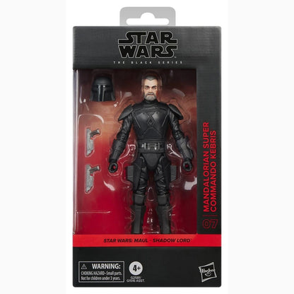 Star Wars: Maul – Shadow Lord Black Series figurine Mandalorian Super Commando Kebris 15 cm - Image 3