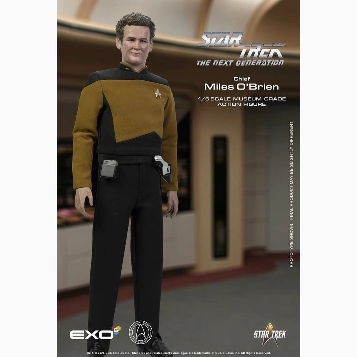 Star Trek: La Nouvelle Génération figurine 1/6 Chief Miles O'Brien with Transporter Console 30 cm - Image 4