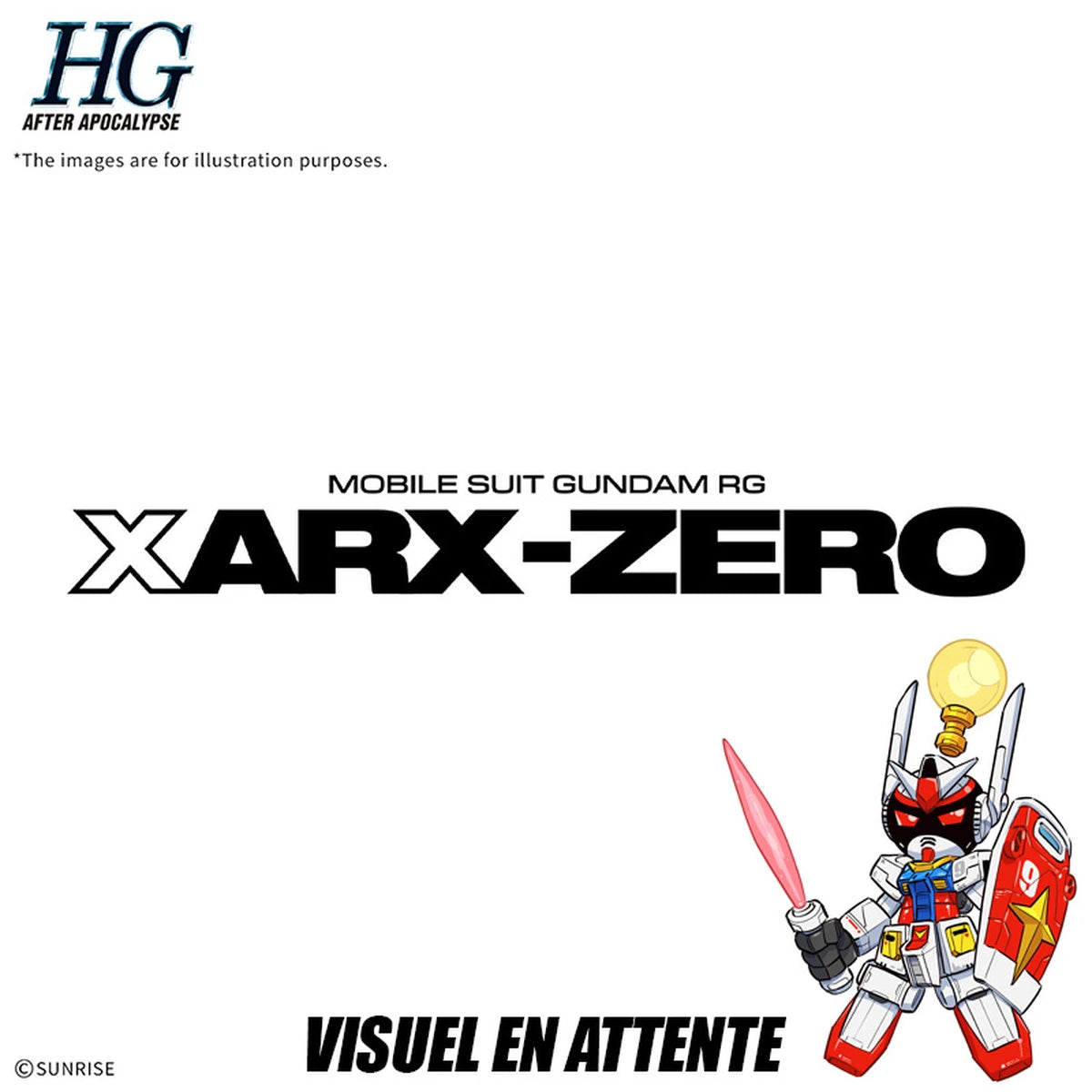 Gundam Gunpla HG 1/144 Mobile Suit Gundam Rg Xarx-Zero New Item A - Image 1