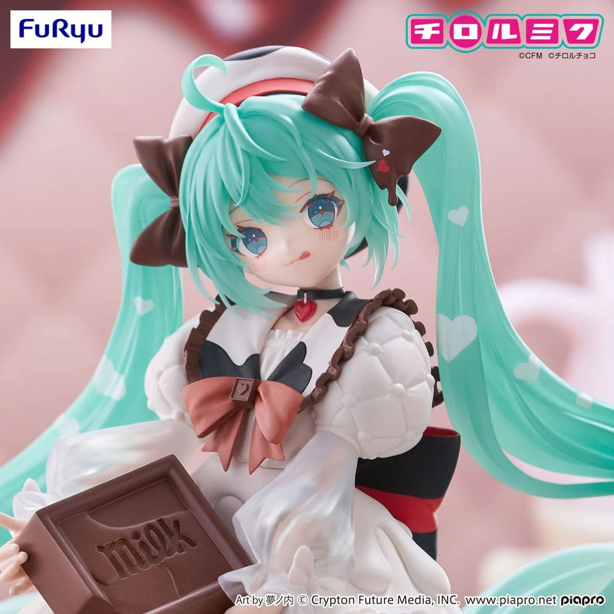 Hatsune Miku x Tirol Choco statuette PVC Trio-Try-iT Hatsune Miku Milk Ver. 18 cm - Image 4