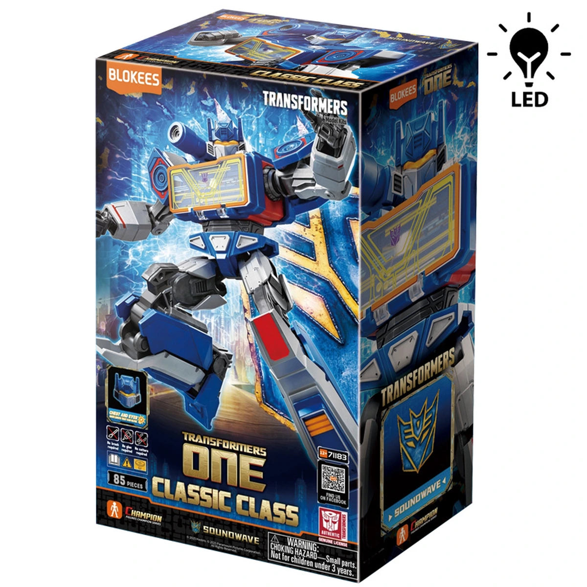 Transformers Blokees Classic Class 17 Sound Wave Movie 8 - Image 1