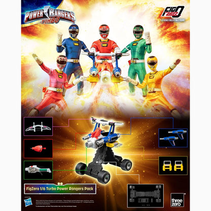 Power Rangers Turbo pack 5 figurines FigZero 1/6 Turbo Power Rangers 30 cm - Image 7