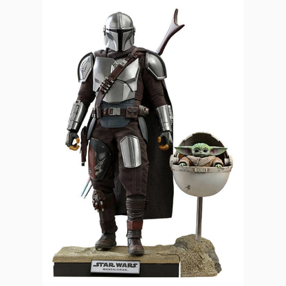 Star Wars The Mandalorian pack 2 figurines 1/6 The Mandalorian & The Child Deluxe 30 cm - Image 1