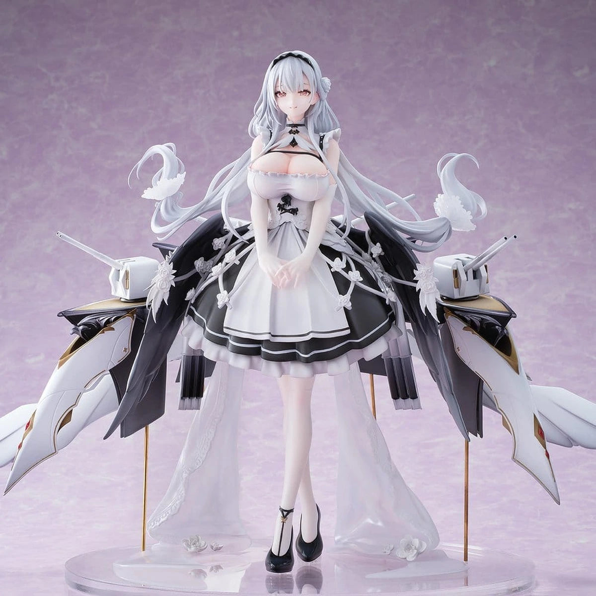 Azur Lane figurine PVC 1/6 Shira Heavy Armament Ver. 26 cm - Image 1