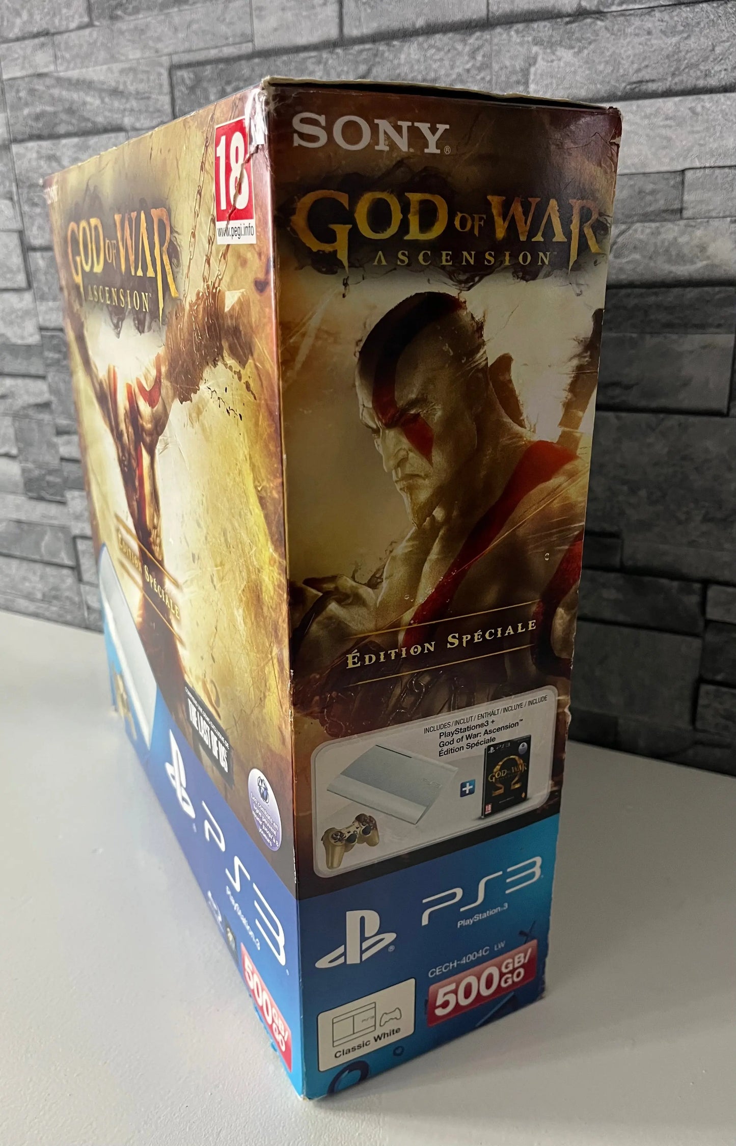 PlayStation 3 Slim - God Of War Ascension Édition Collector + Manette Collector Rue Du Rétro