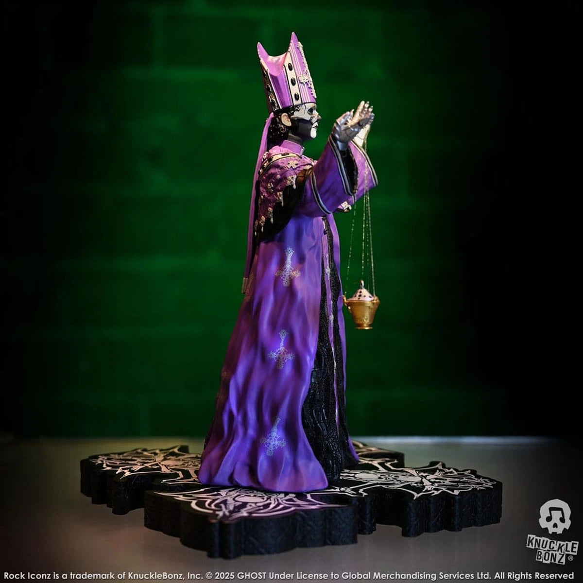 Ghost statuette Rock Iconz Papa V Perpetua Purple Robes 22 cm - Image 7