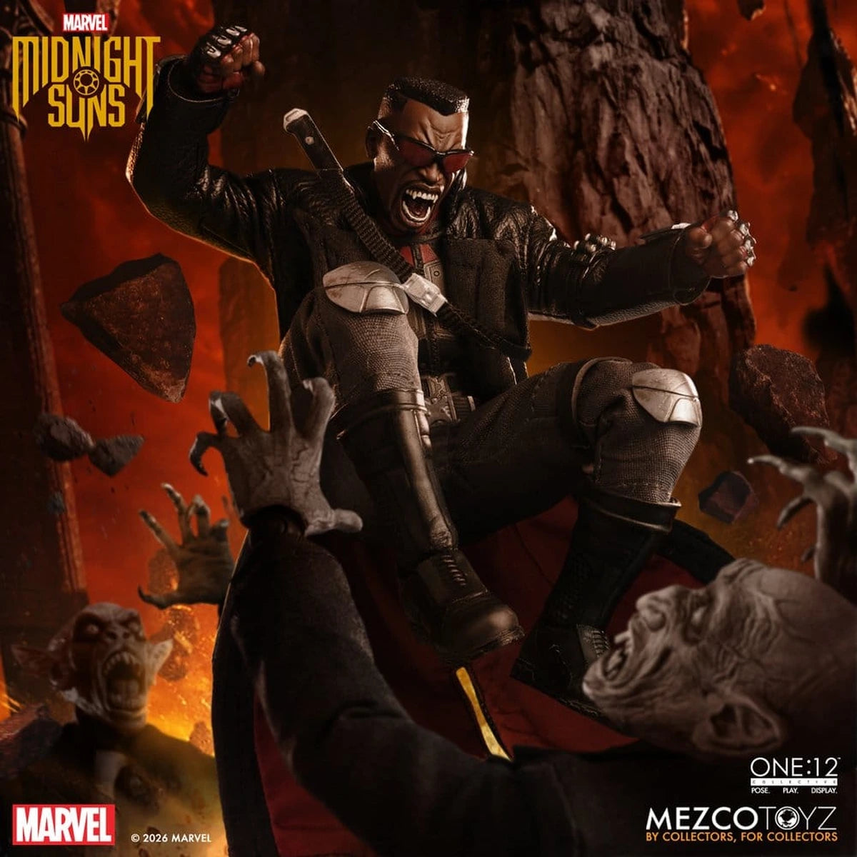 Marvel Comics One:12 Collective figurine 1/12 Blade 17 cm - Image 5
