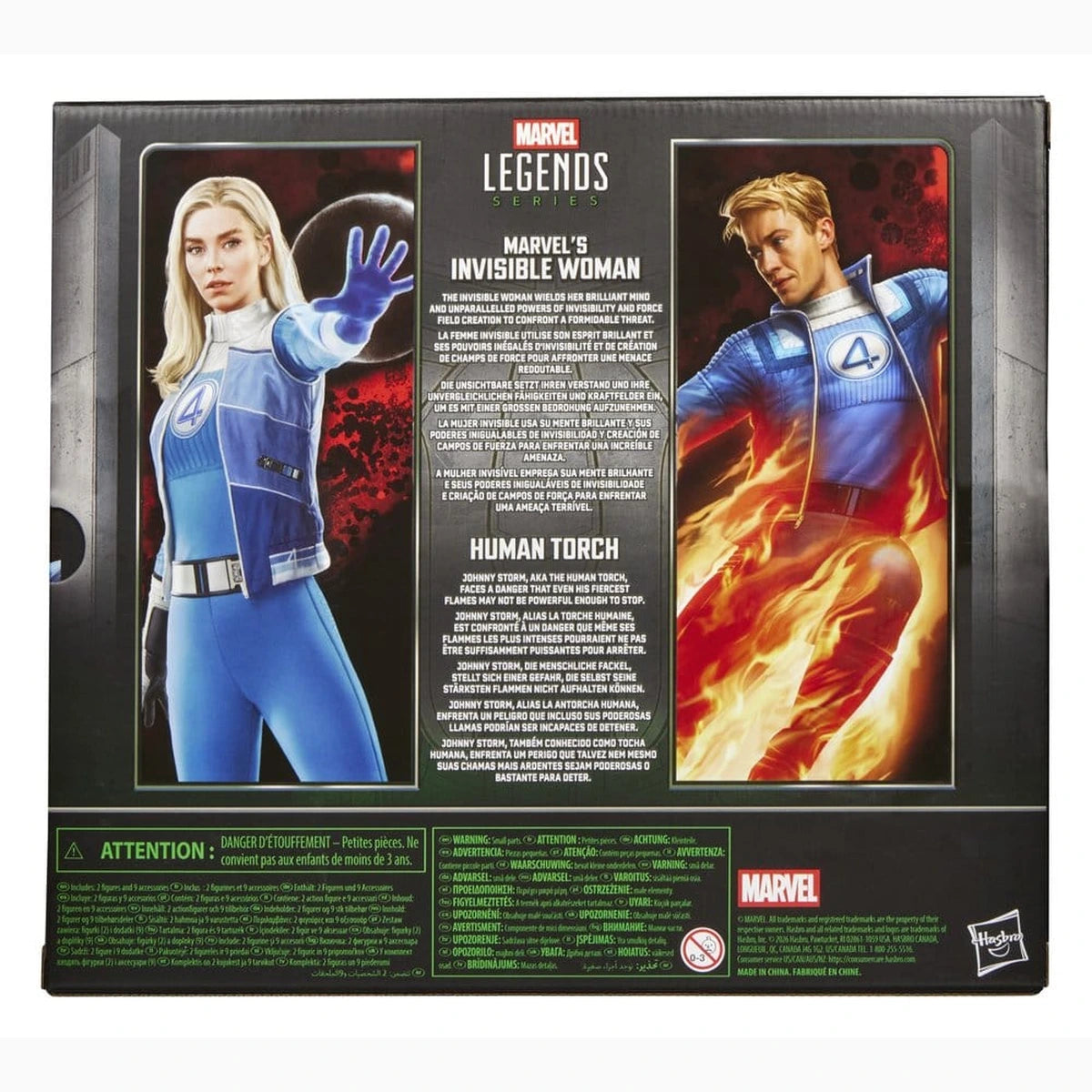 Avengers: Doomsday Marvel Legends pack 2 figurines Marvel's Invisible Woman & Human Torch 15 cm - Image 2