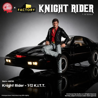 Knight Rider figurine 1/12 K.I.T.T. avec Michael Knight - Image 3