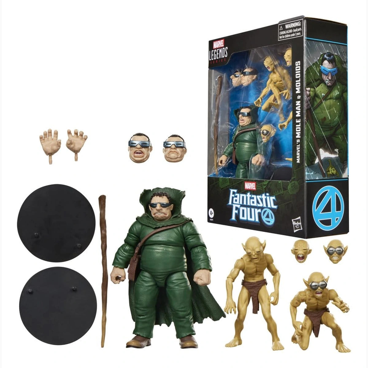 Fantastic Four Marvel Legends pack 3 figurines Marvel's Mole Man & Moloids 15 cm - Image 4