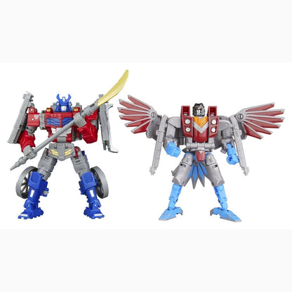 Transformers Timelines Figurines Samurai Themed Set Optimus Prime & Starscream 14 cm - Image 1
