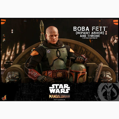 Star Wars: The Mandalorian figurine 1/6 Boba Fett Repaint Armor and Throne Special Edition 30 cm - Image 5