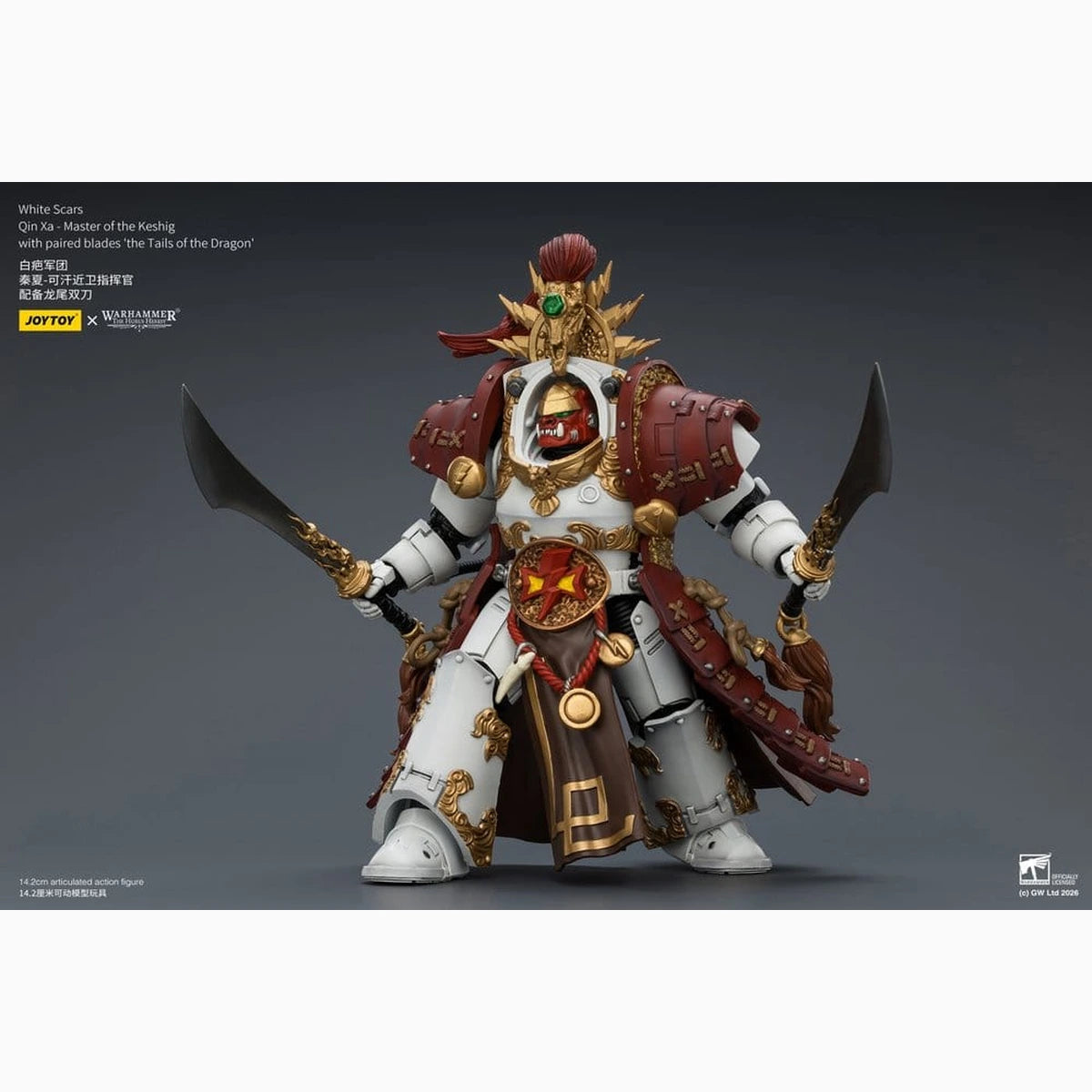 Warhammer The Horus Heresy figurine White Scars Qin Xa - Master of the Keshig 14 cm - Image 7