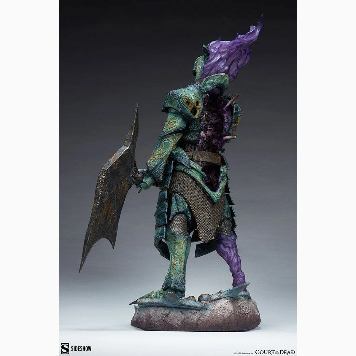 Court of the Dead statuette Premium Format Oathbreaker Strÿfe: Fallen Mortis Knight 60 cm - Image 5