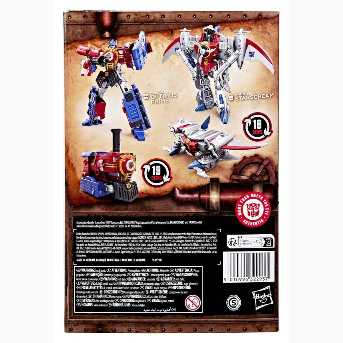 Transformers Timelines Hearts of Steel Comic Edition Figurines Optimus Prime & Starscream 14 cm - Image 2