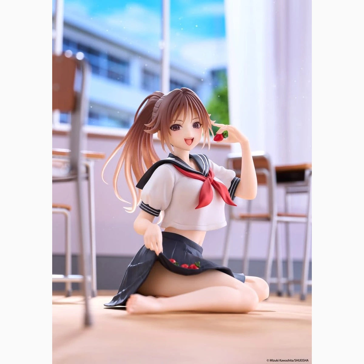 Strawberry 100% figurine PVC Desktop Cute Satsuki Kitaoji (School uniform Ver.) 18 cm - Image 2