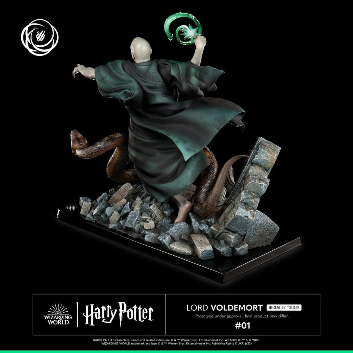 Harry Potter figurine 1/6 IKIGAI Lord Voldemort 32 cm - Image 6