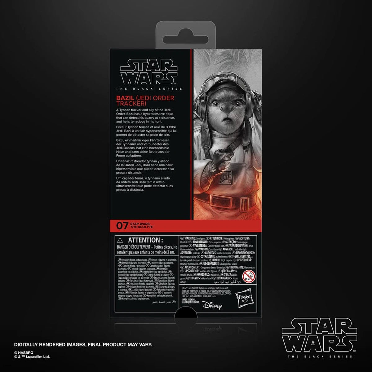 Star Wars: The Acolyte Black Series figurine Bazil (Jedi Order Tracker) 10 cm - Image 4