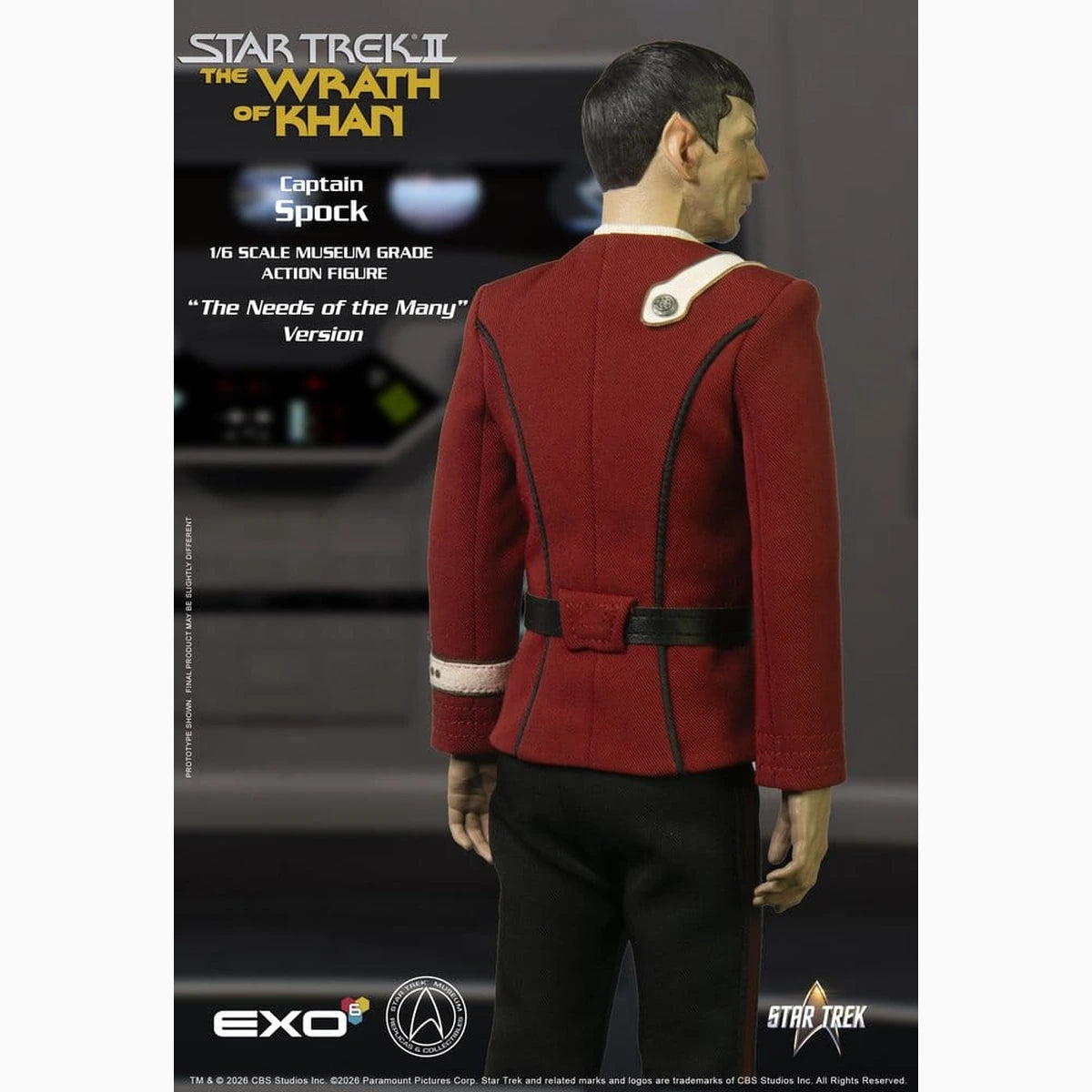 Star Trek : La Colère de Khan figurine 1/6 Captain Spock Needs of the Many Version 30 cm - Image 7