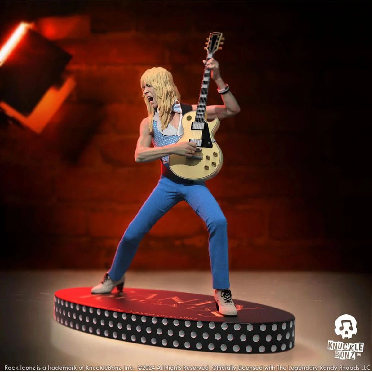 Randy Rhoads IV statuette Rock Iconz The Early Years Blue Version 24 cm - Image 5