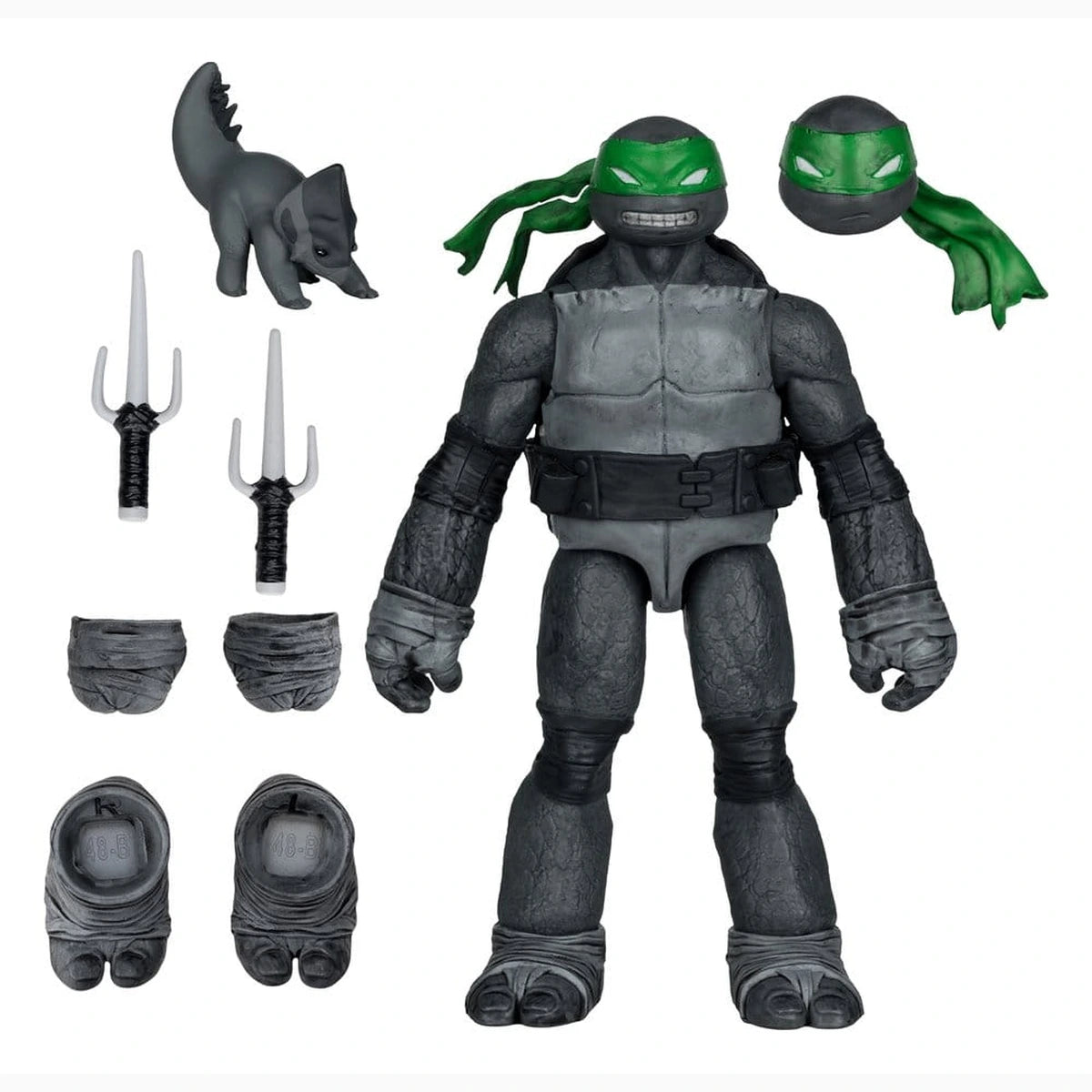 Tortues Ninja Page Punchers figurine Raphael (Black White & Green) (Red Platinum Edition) 13 cm - Image 5