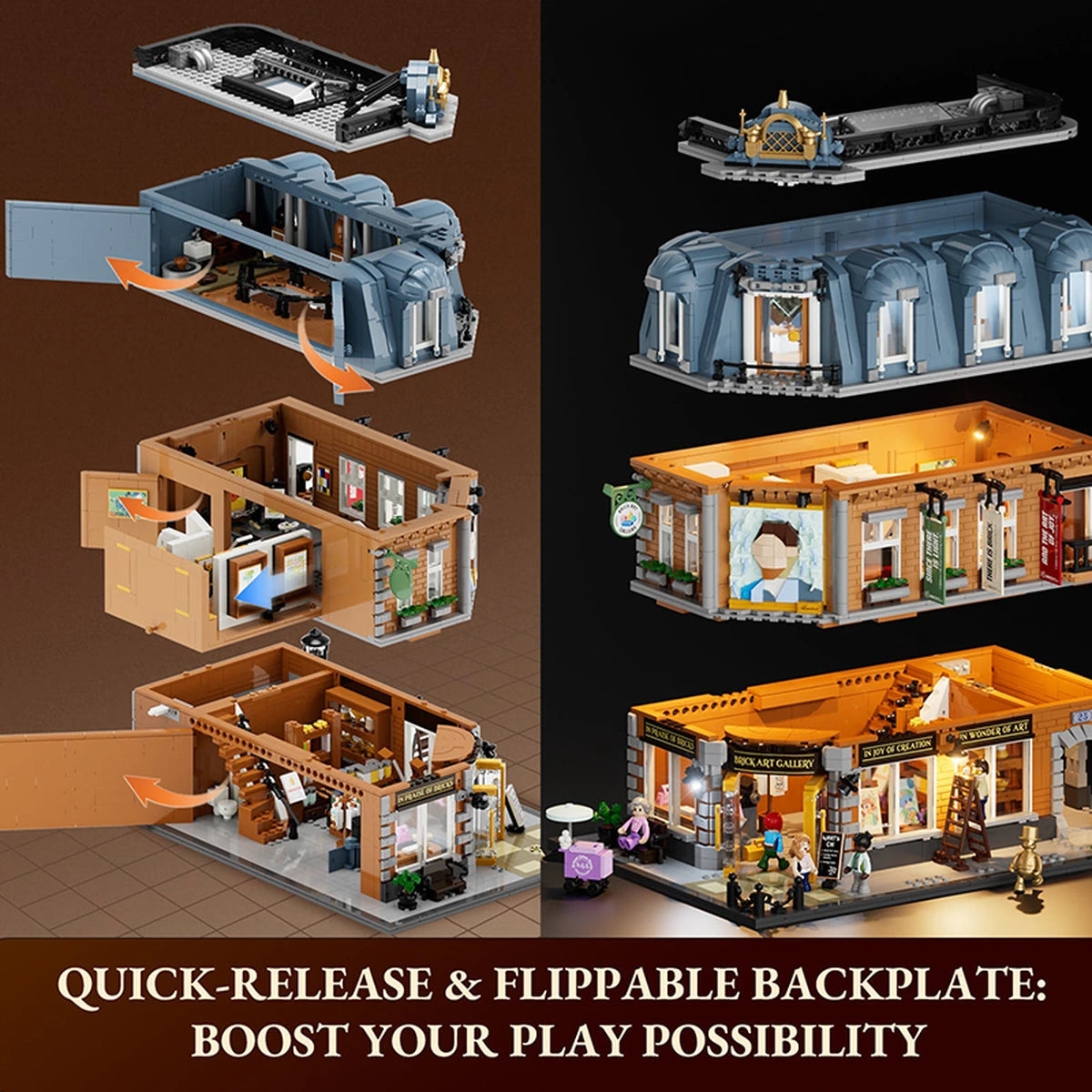 Lumibricks Town Life 15007 Brick Art Gallery - Image 2