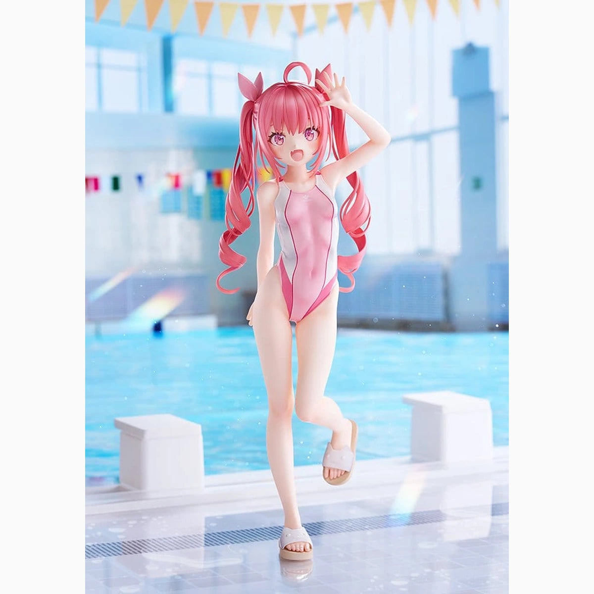 Original Character figurine PVC 1/7 Swimsuit Silhouette Watora Swimsuit Ver. design Kani biimu 23 cm - Image 3