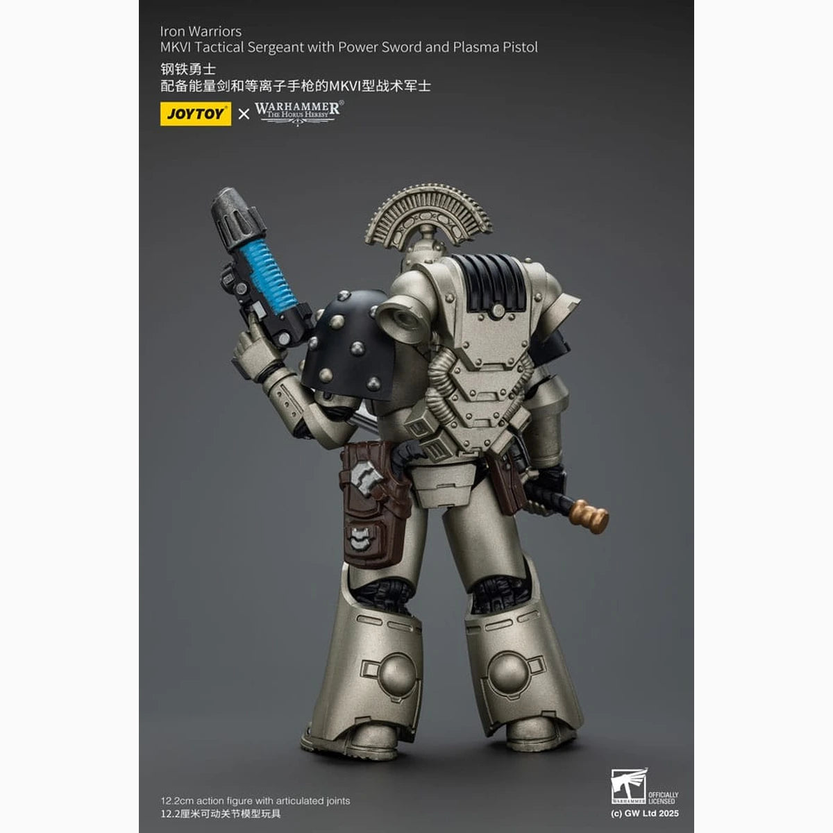 Warhammer The Horus Heresy figurine 1/18 lron Warriors MKVI Tactical Sergeant with Power Sword and Plasma Pistol 12 cm - Image 5