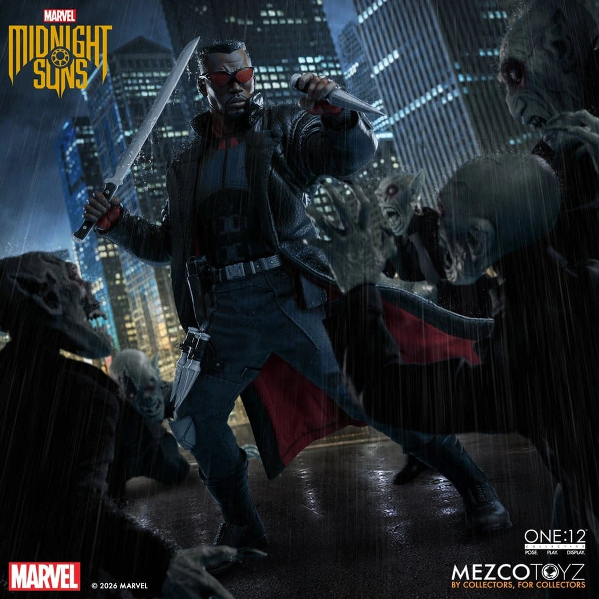 Marvel Comics One:12 Collective figurine 1/12 Blade 17 cm - Image 4