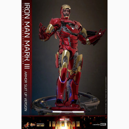 Iron Man figurine Movie Masterpiece Diecast 1/6 Iron Man Mark III (Armor Suit Up Version) 32 cm - Image 5