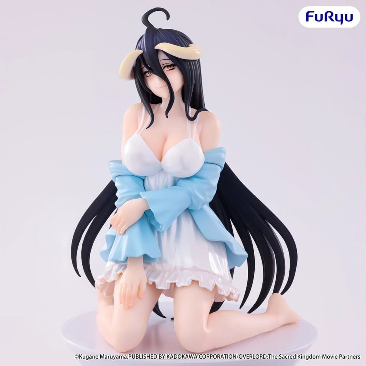 Overlord figurine PVC Noodle Stopper Albedo Loungewear Pearl White Ver. 12 cm - Image 6