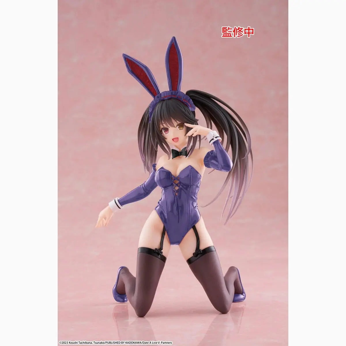 Date A Live V statuette PVC Desktop Cute Figure Kurumi Tokisaki Bunny Ver. Renewal 13 cm - Image 1