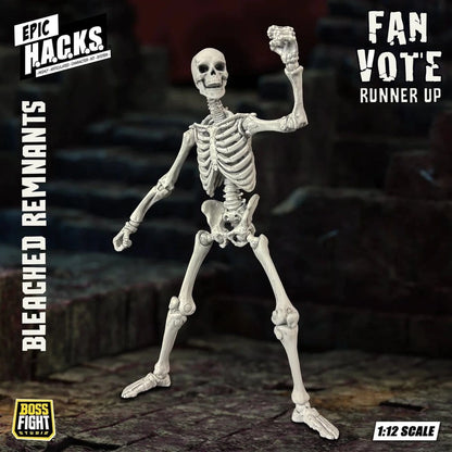 EPIC H.A.C.K.S. figurine 1/12 Skeleton Blank Bleached Remnants - Image 2